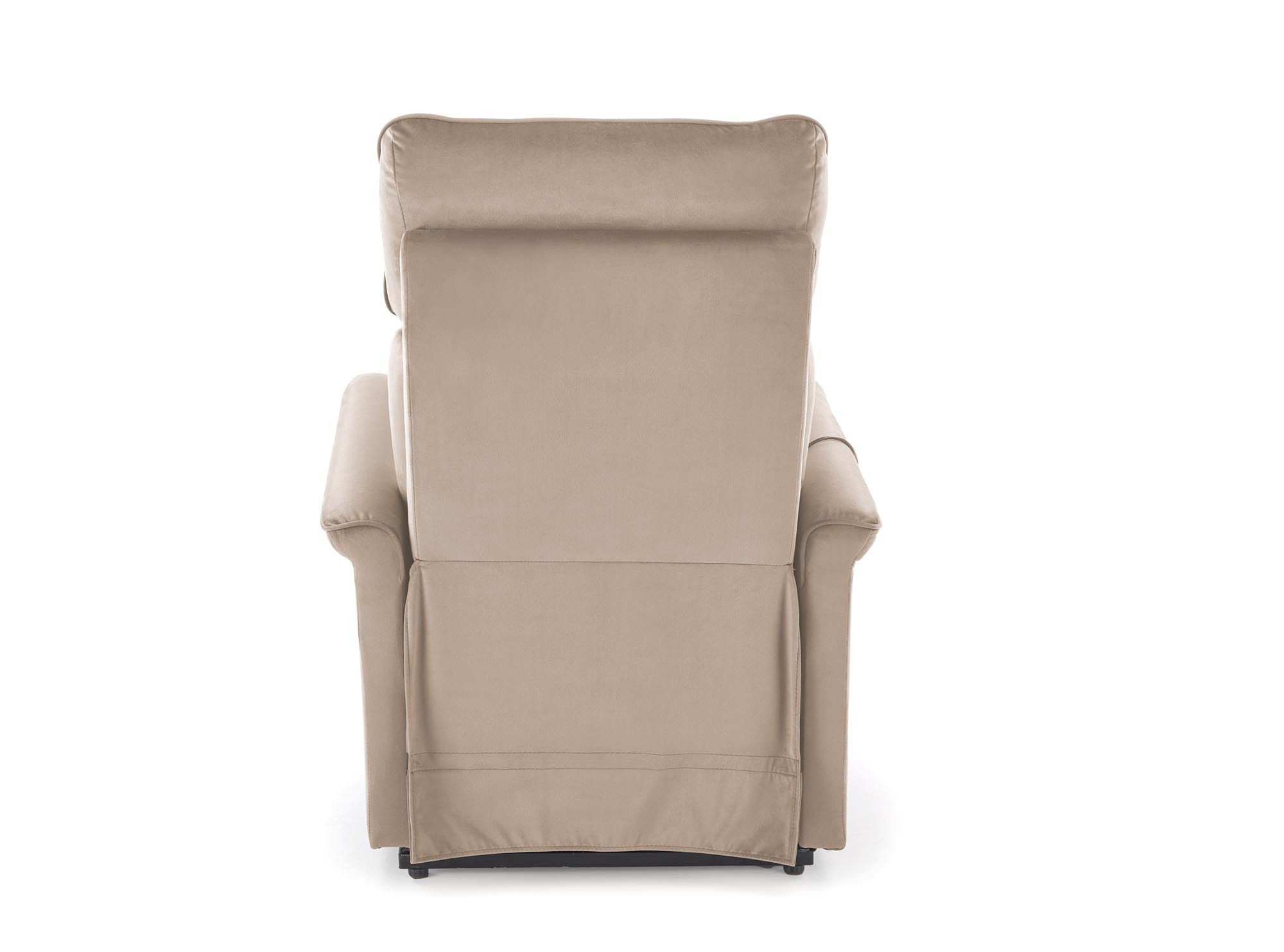 SEMIR 2 fotel wypoczynkowy beżowy z funkcją elektrycznego rozkładania / funkcja pionizacji / funkcja masażu