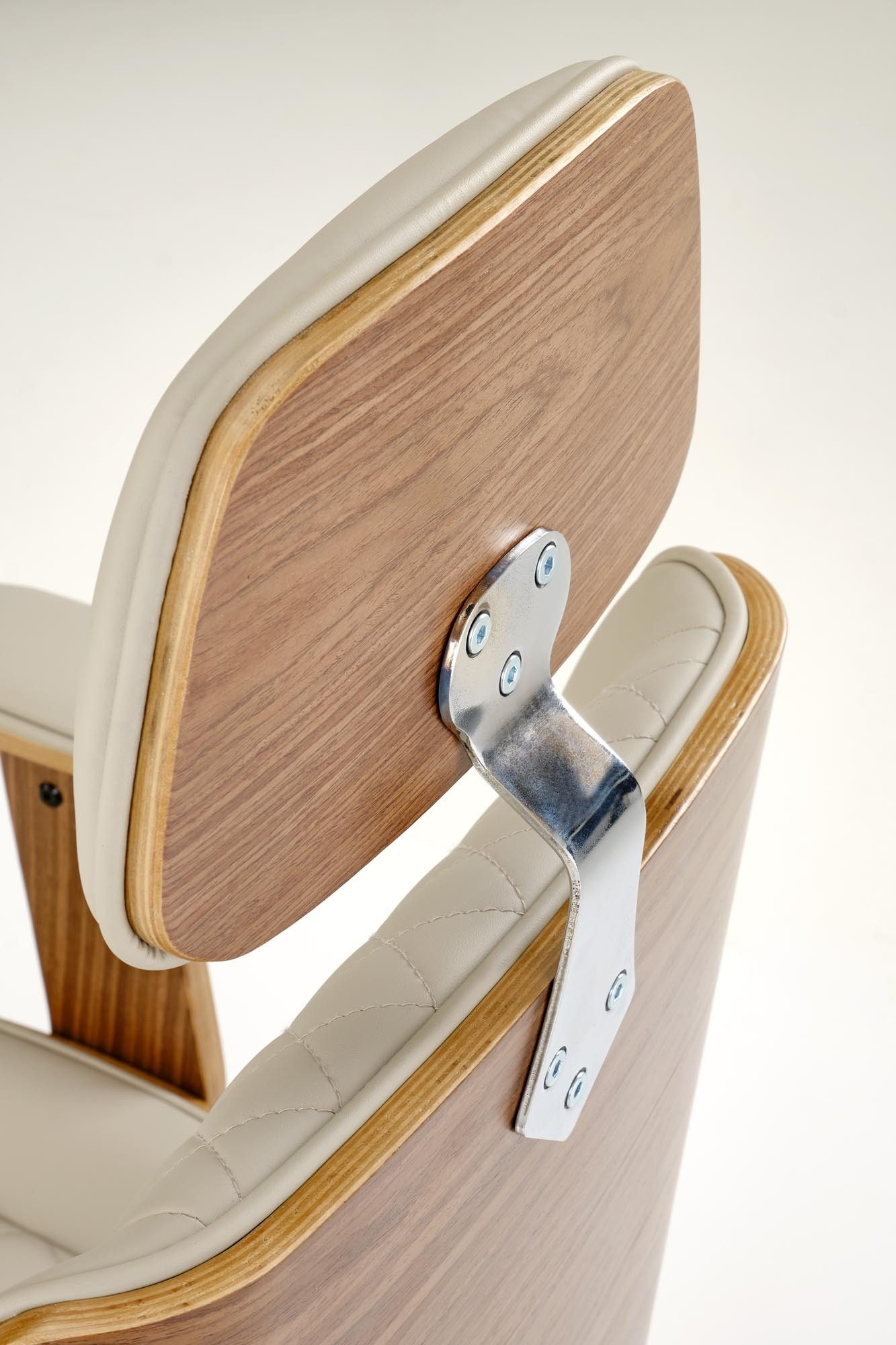 TIMBER fotel gabinetowy orzechowy/beżowy