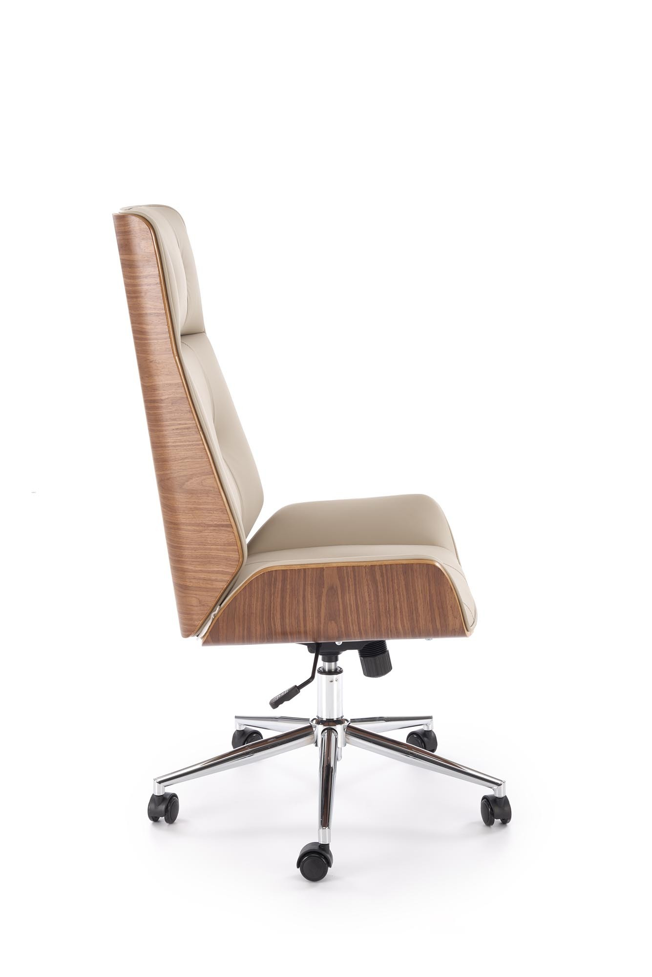 WEBSTER fotel gabinetowy orzechowy/beżowy