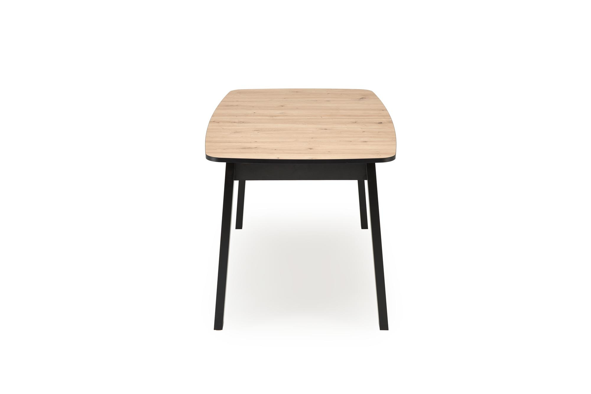 BARRIL stół rozkładany 130-170x80x72 cm dąb artisan/czarny