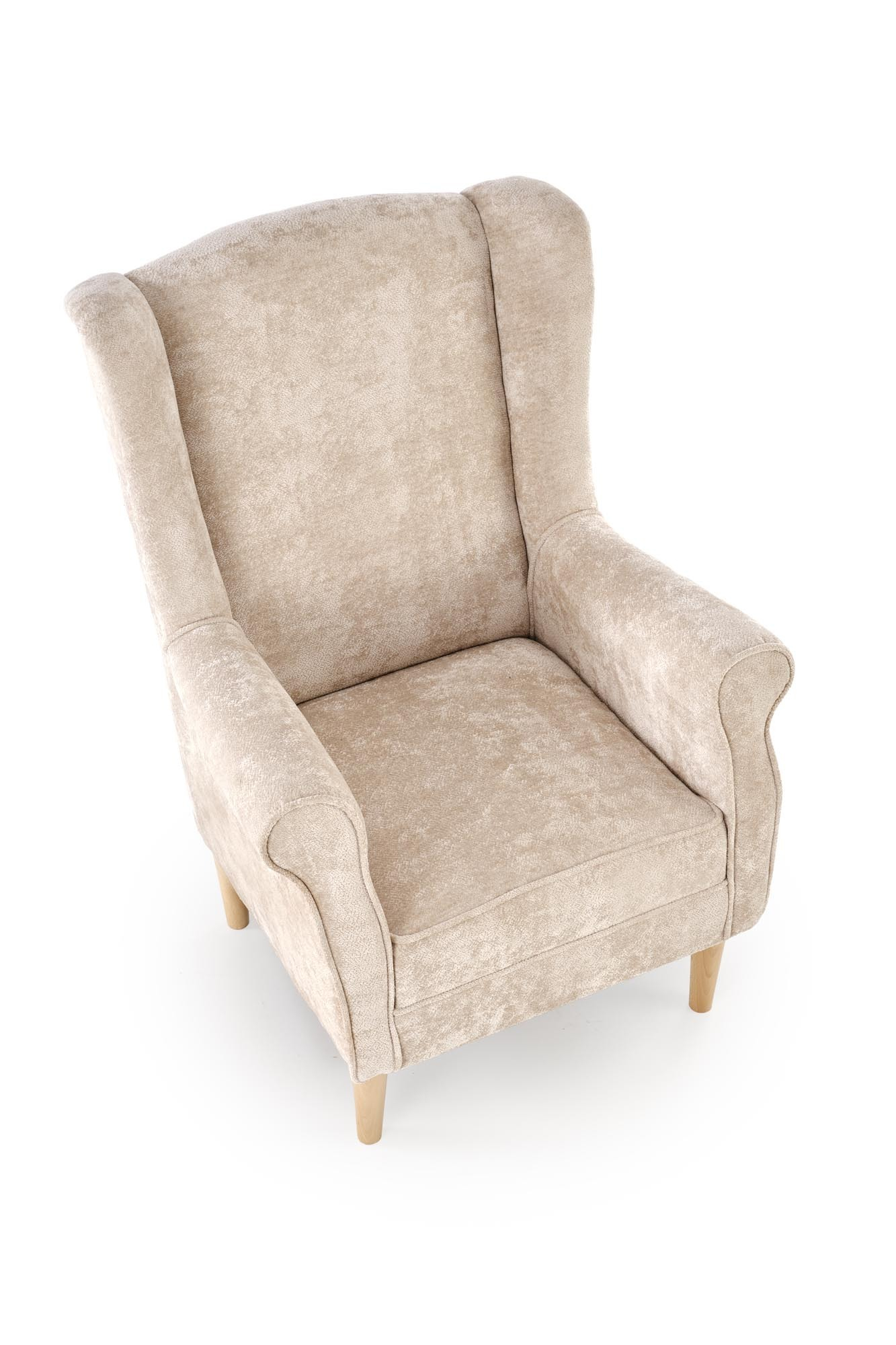 HERMES fotel wypoczynkowy, beżowy (tkanina MARKOS 14-#3)