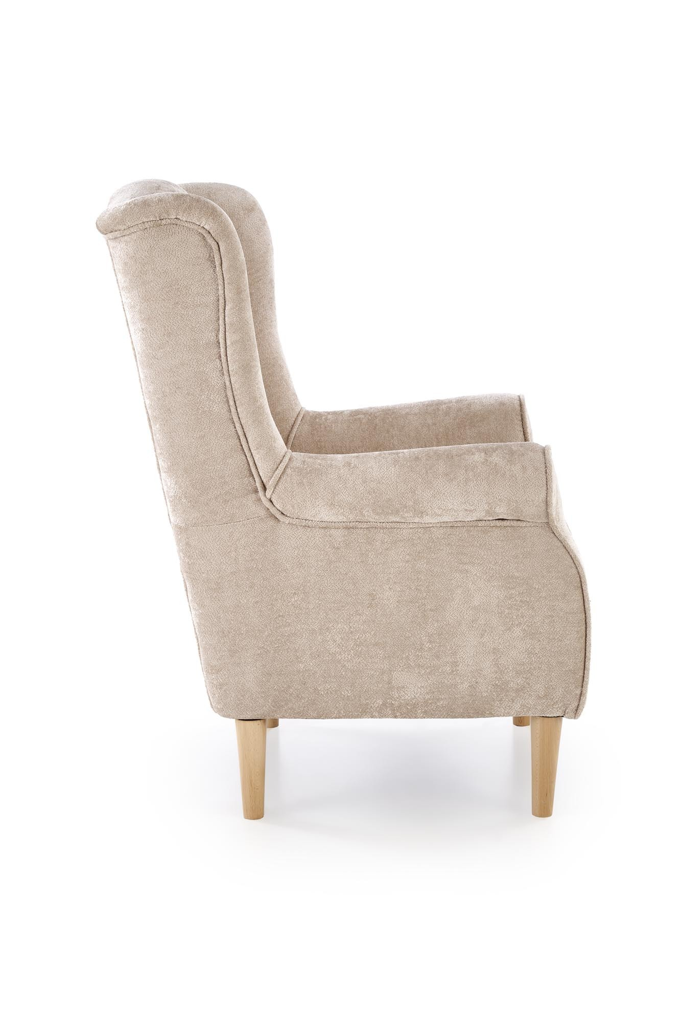 HERMES fotel wypoczynkowy, beżowy (tkanina MARKOS 14-#3)