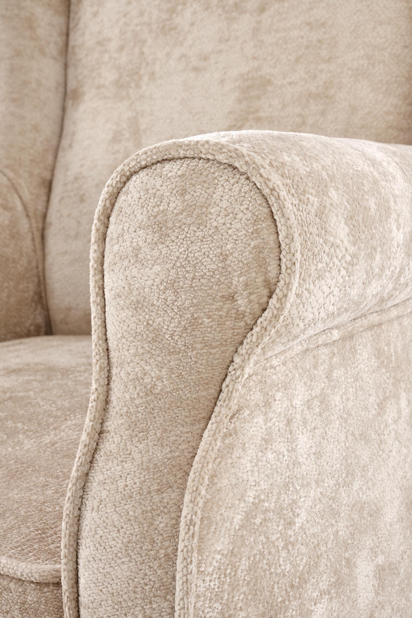 HERMES fotel wypoczynkowy, beżowy (tkanina MARKOS 14-#3)