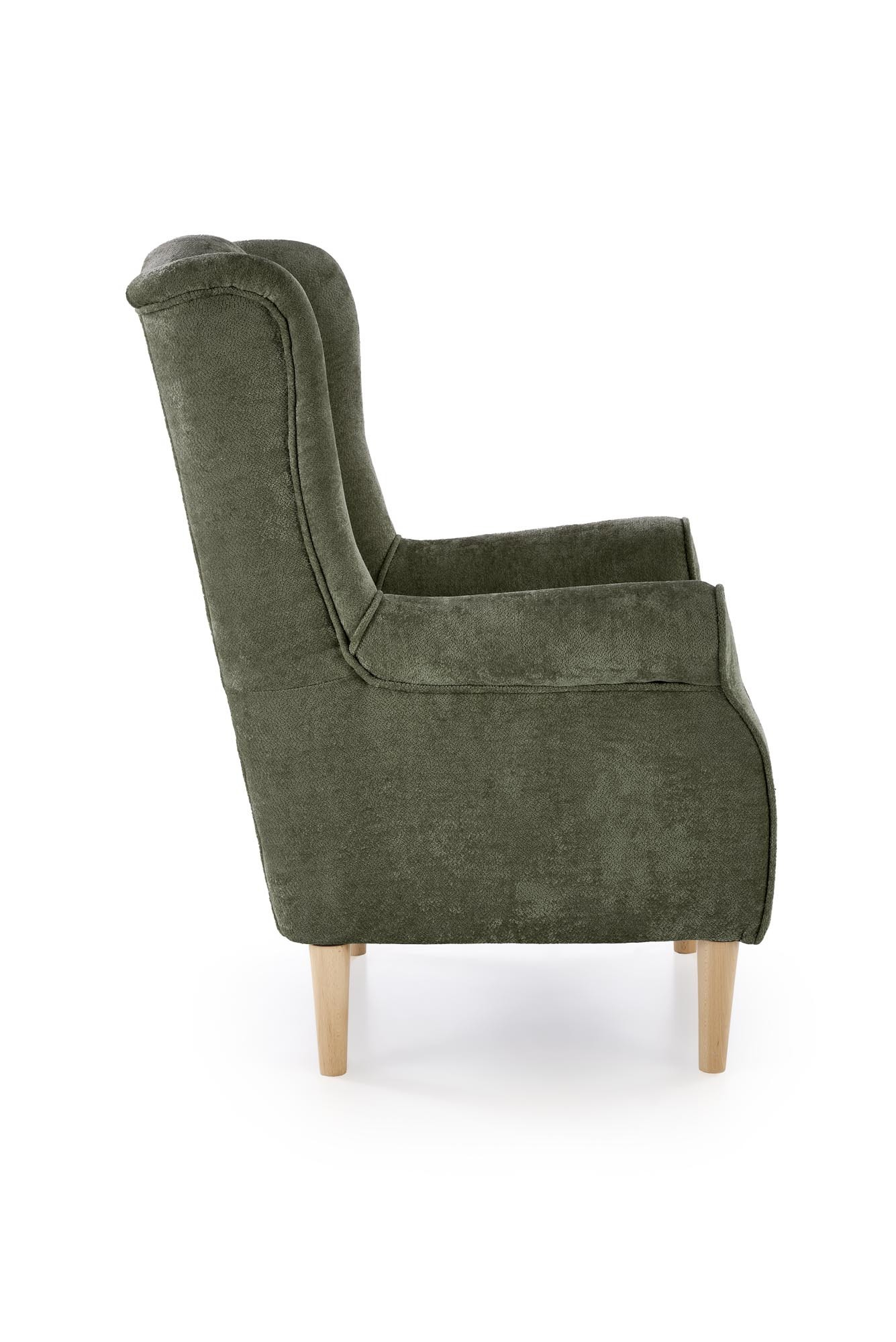 HERMES fotel wypoczynkowy, oliwkowy (tkanina MARKOS 14-#12)