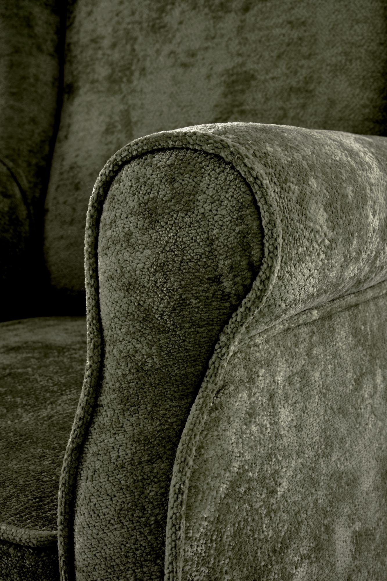 HERMES fotel wypoczynkowy, oliwkowy (tkanina MARKOS 14-#12)