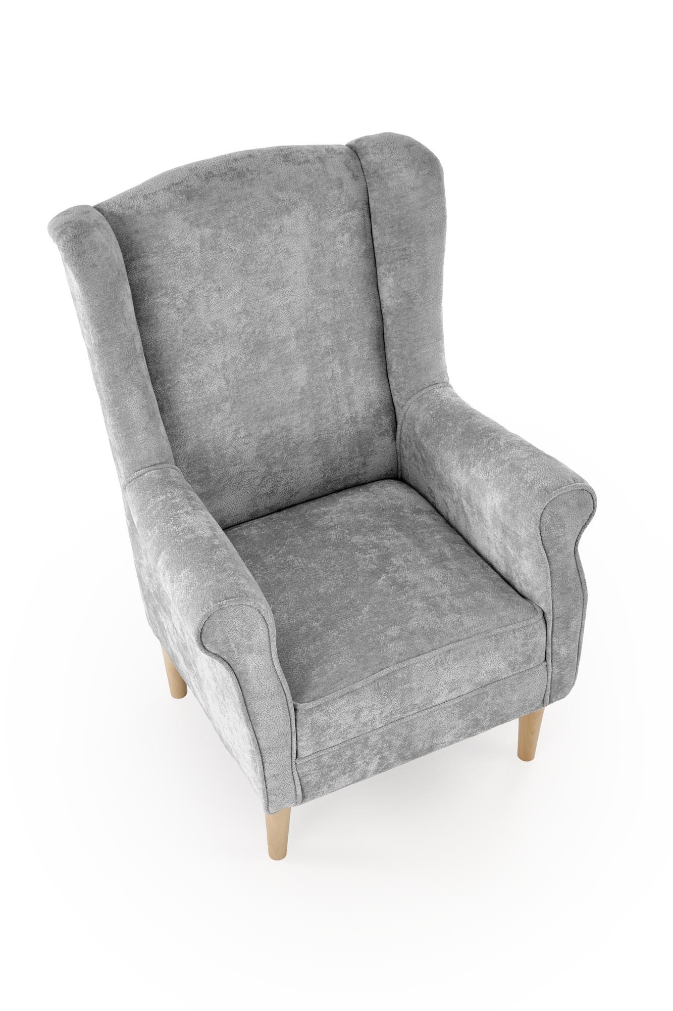 HERMES fotel wypoczynkowy, popielaty (tkanina MARKOS 14-#22)