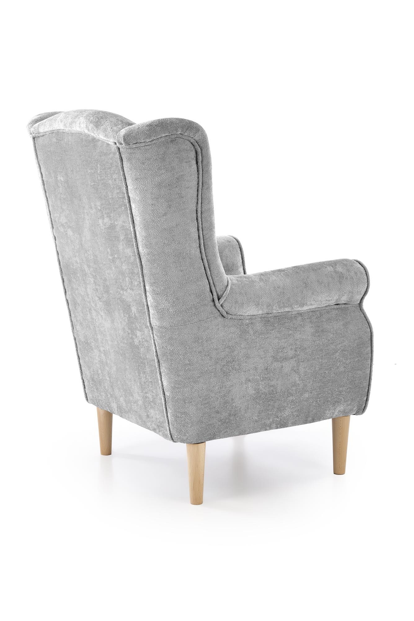 HERMES fotel wypoczynkowy, popielaty (tkanina MARKOS 14-#22)