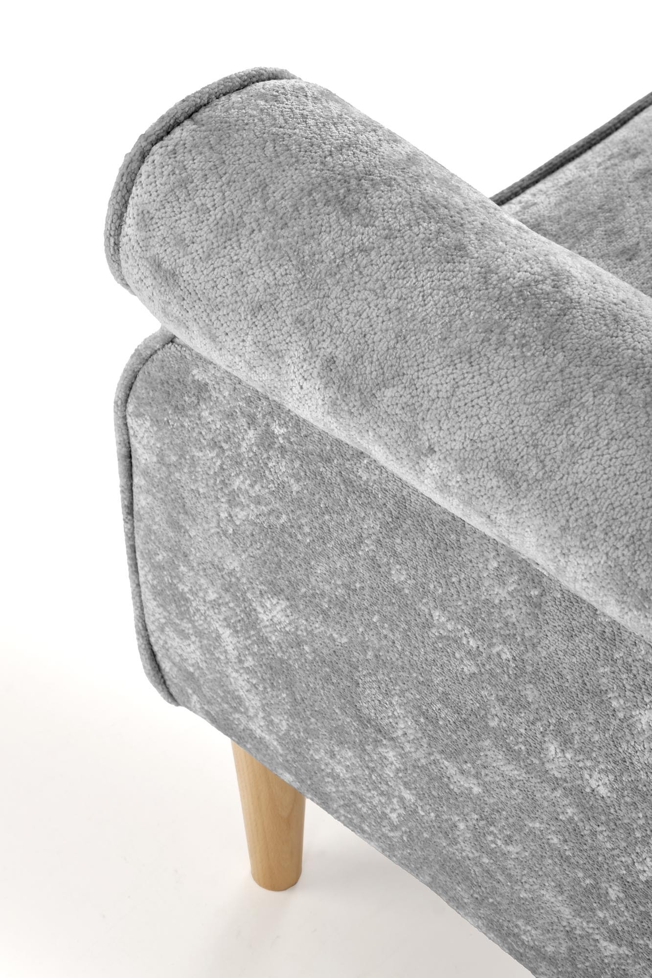 HERMES fotel wypoczynkowy, popielaty (tkanina MARKOS 14-#22)