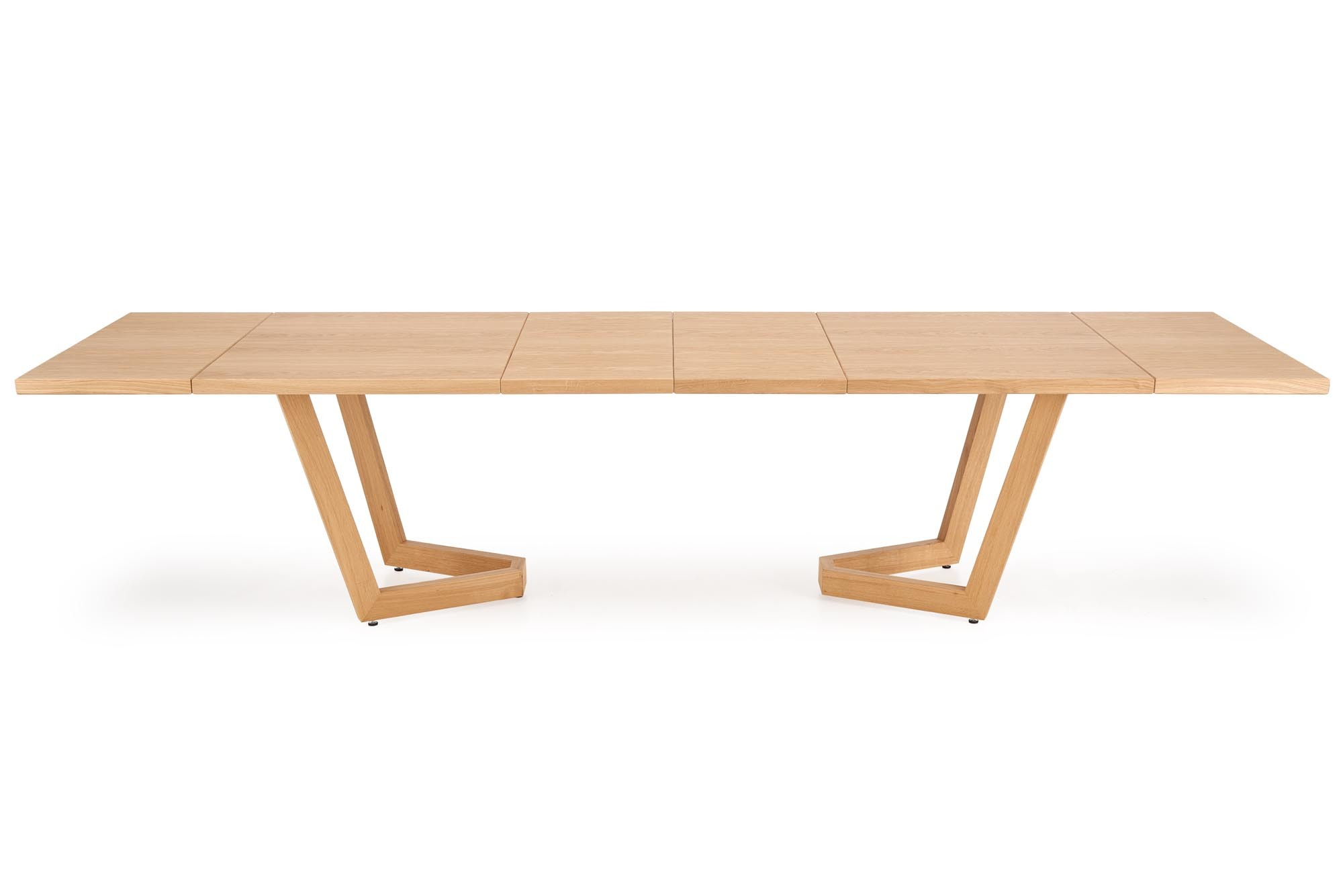 MASSIVE 3 stół rozkładany 160-250x90x77 cm dąb naturalny/dąb naturalny