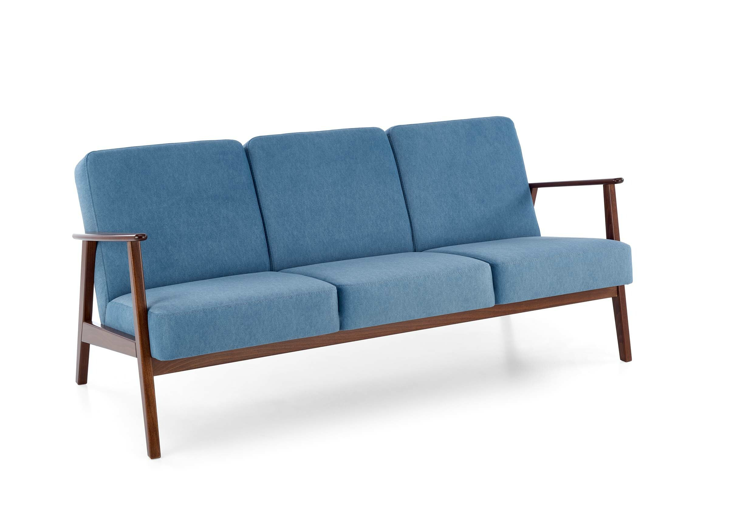 MILANO 3S sofa - niebieski tap. Castel 74 (1p=1szt)