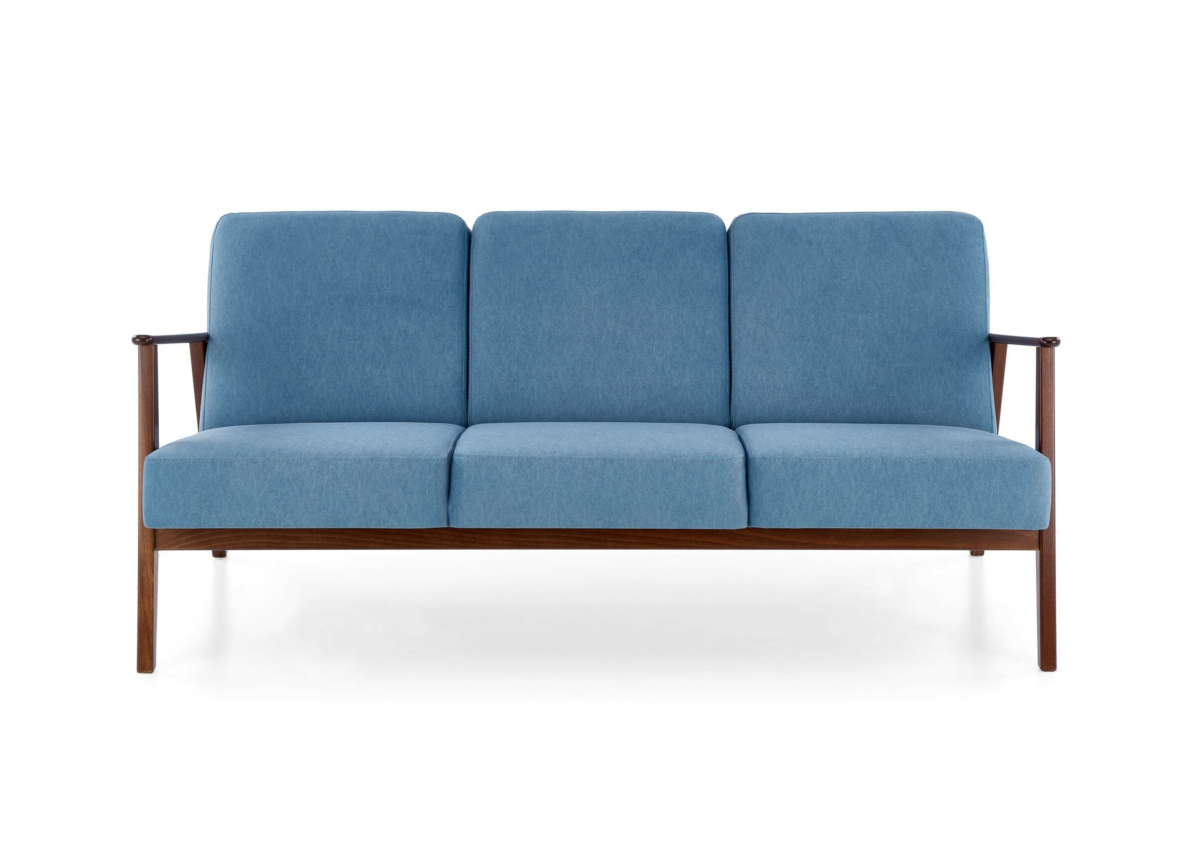 MILANO 3S sofa - niebieski tap. Castel 74 (1p=1szt)