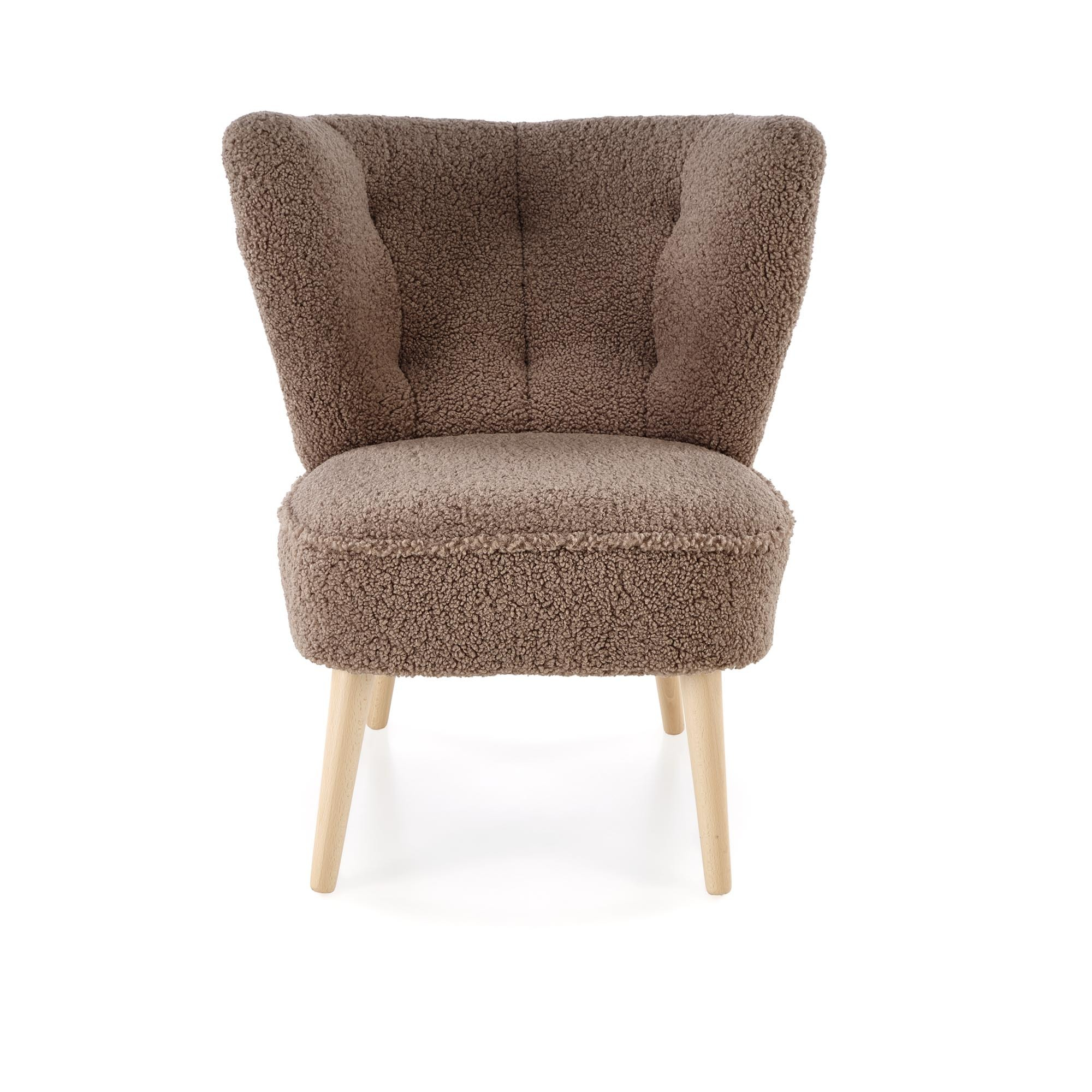 MOCCA fotel wypoczynkowy, c.brązowy (SVEN #47)