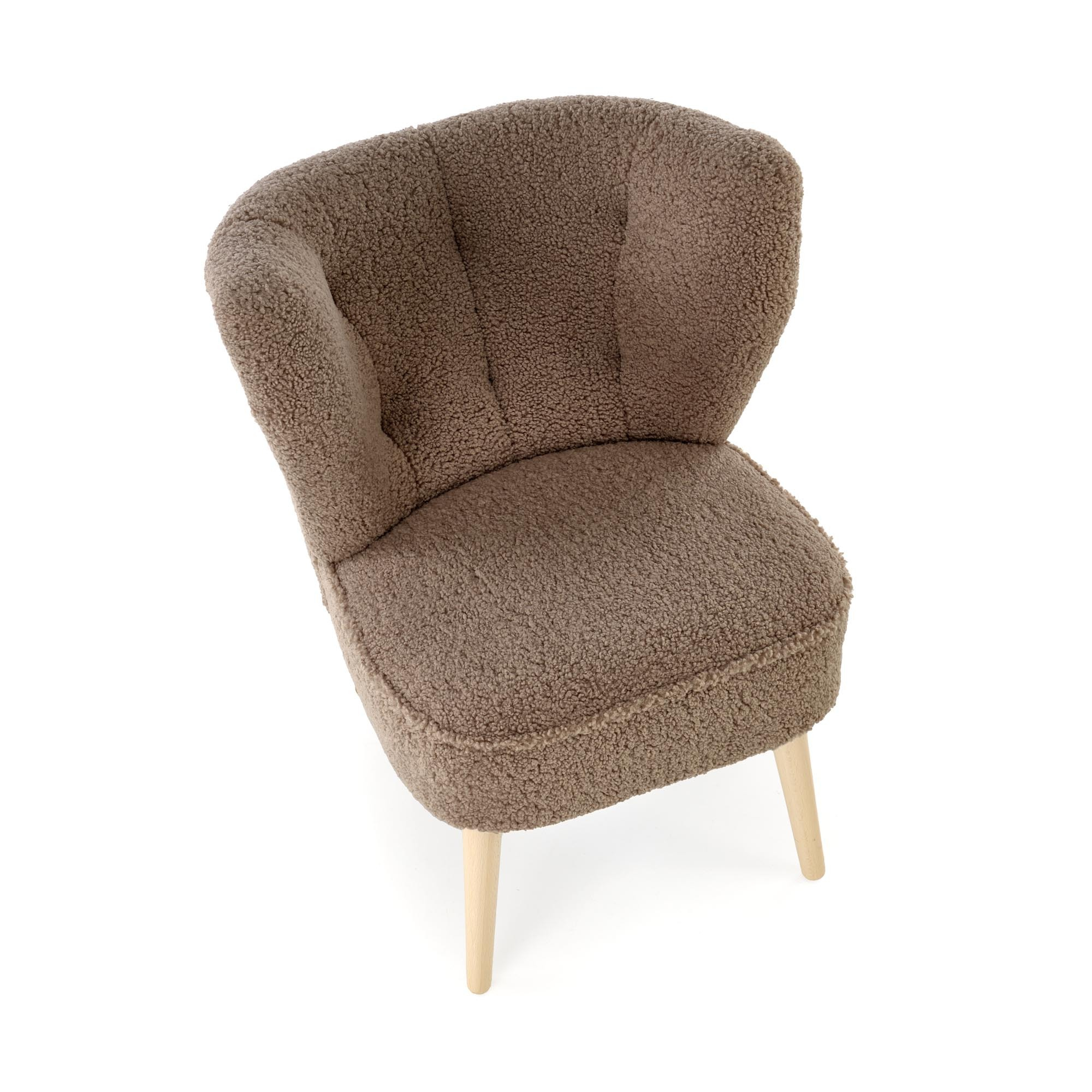 MOCCA fotel wypoczynkowy, c.brązowy (SVEN #47)