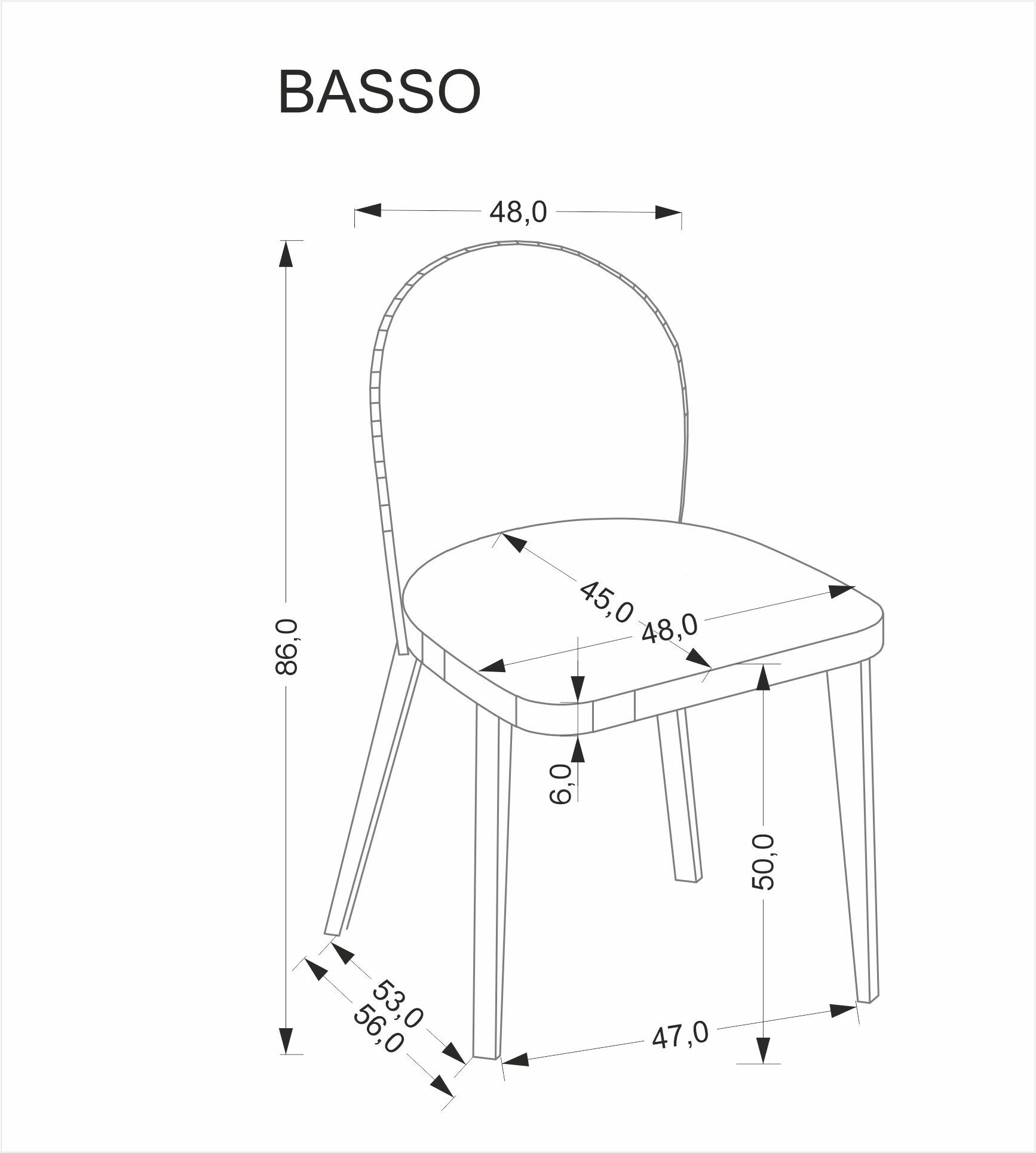 BASSO krzesło jasny orzech / tap: CREMONA 14 (beżowy)