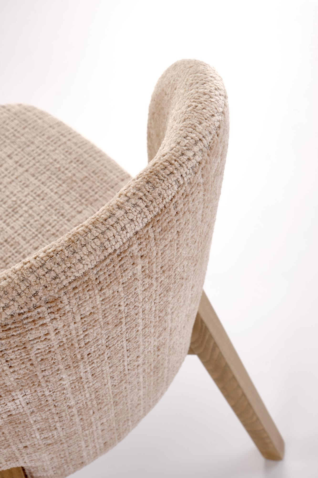 BASSO krzesło jasny orzech / tap: CREMONA 14 (beżowy)