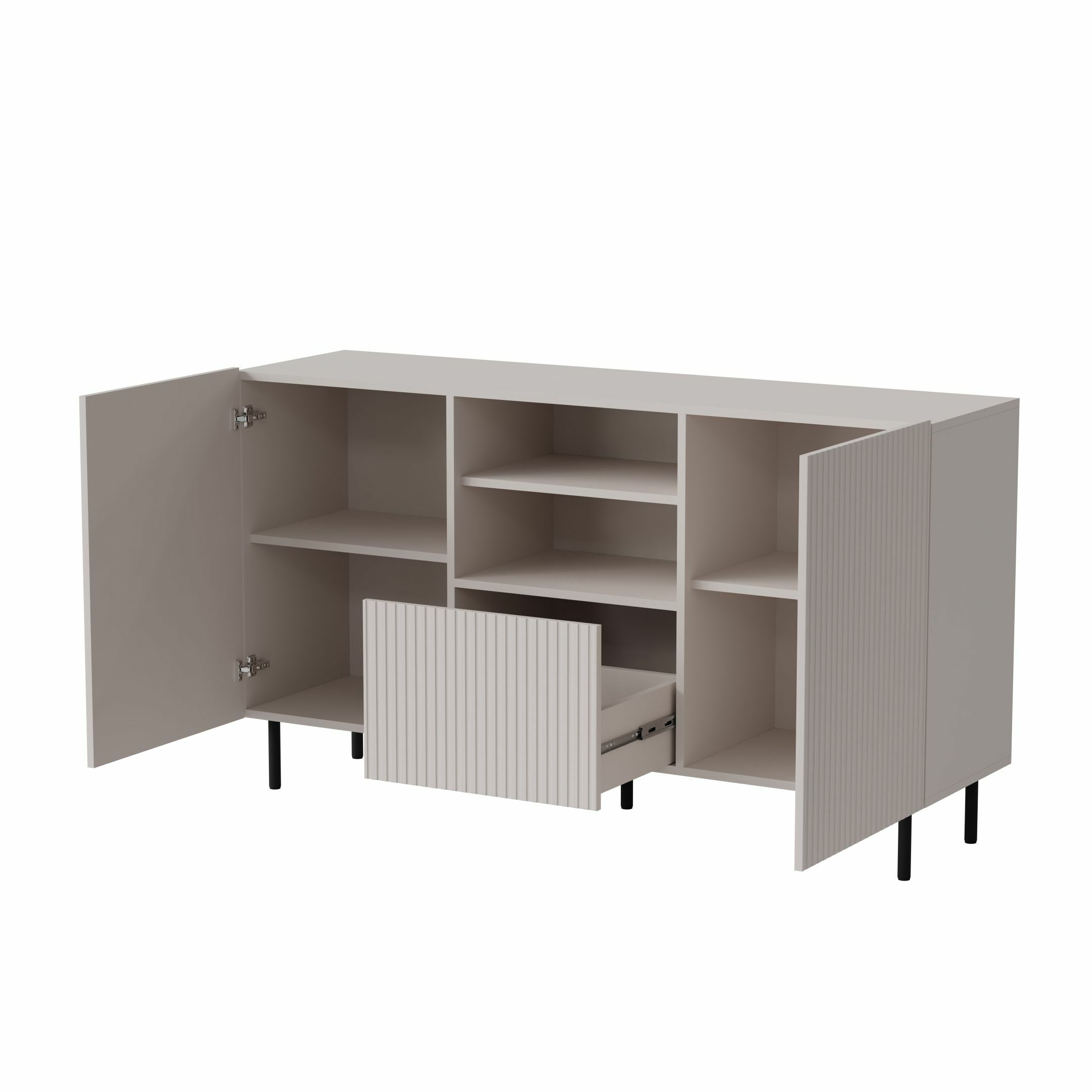 PAXOS KM-1 komoda, kolor: kaszmir - czarny