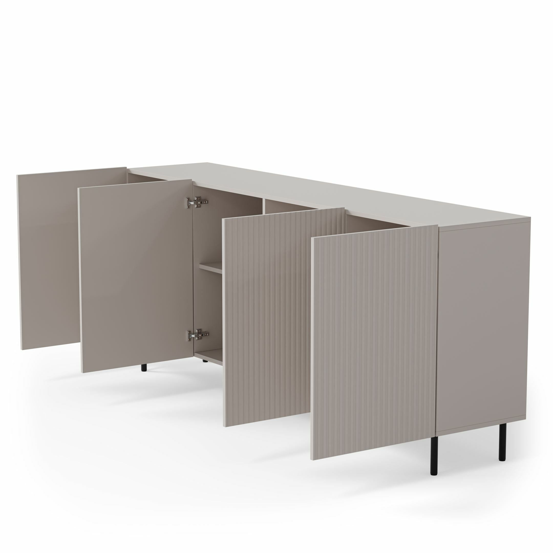 PAXOS KM-2 komoda, kolor: kaszmir - czarny