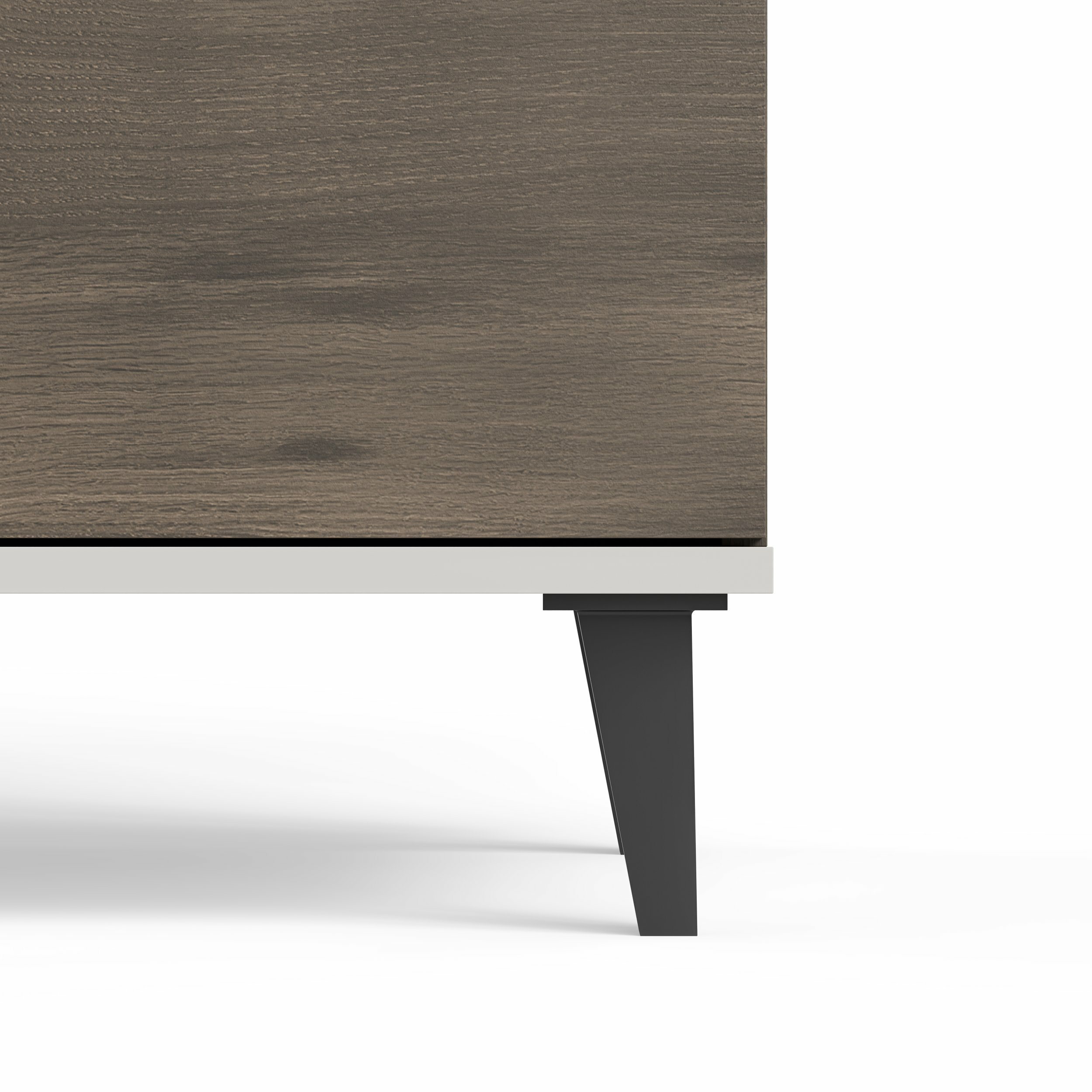 RANDOM 2 KM-1 komoda kaszmir / orzech / czarny