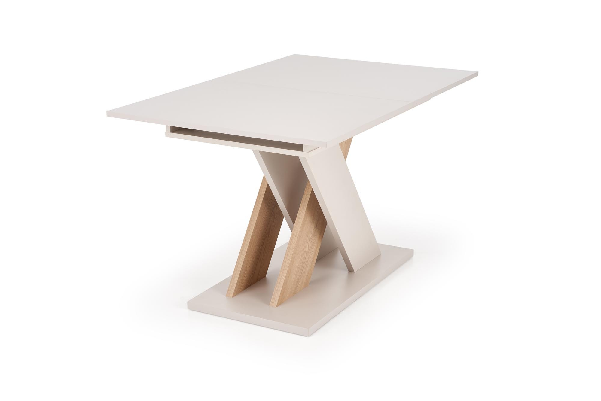 XARELTO stół rozkładany 130-175/85/76 cm, kaszmir - dąb cremona