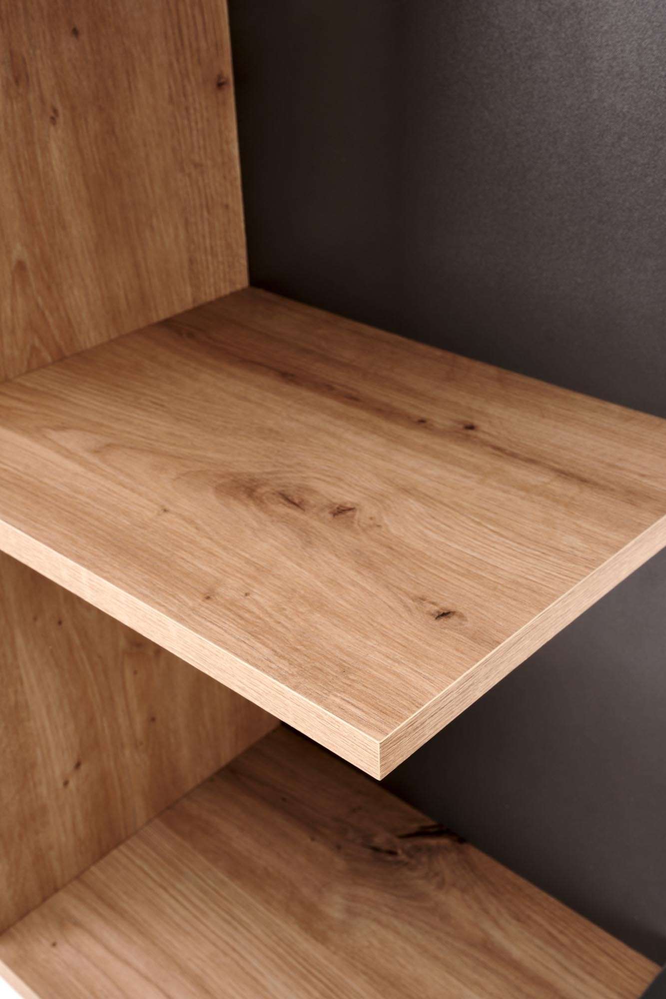 MISO biurko, grafitowy / dąb artisan