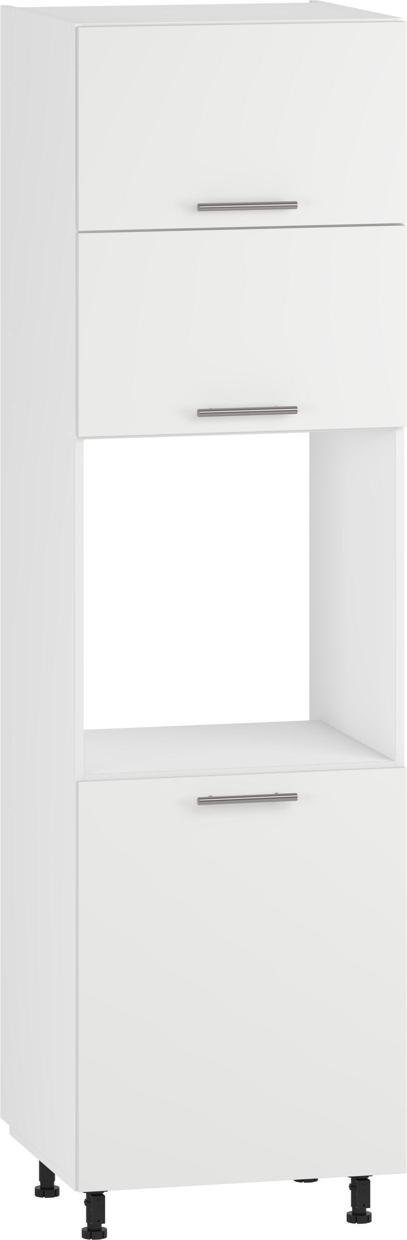 VENTO DP-60/214 szafka dolna wysoka front: biały mat