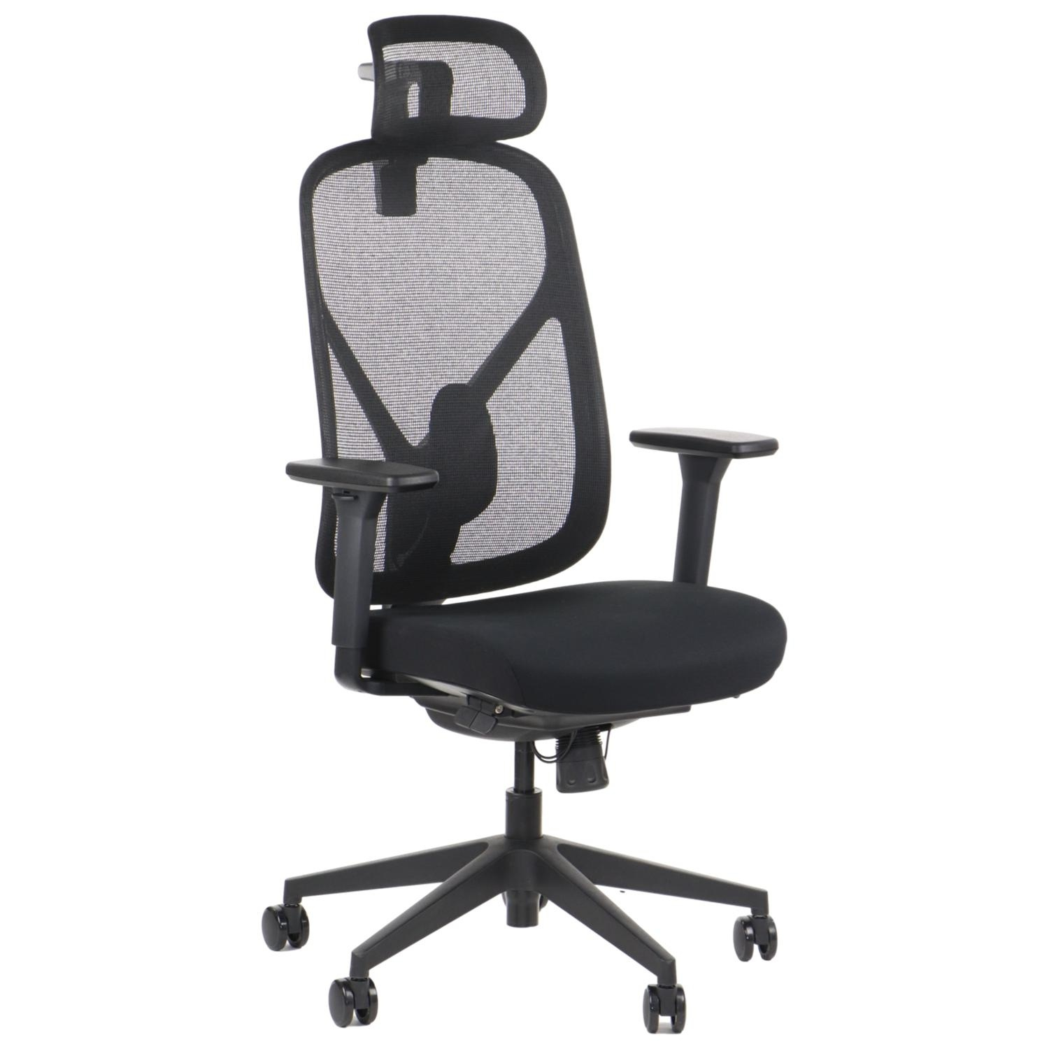 Fotel biurowy obrotowy LARCK czarny