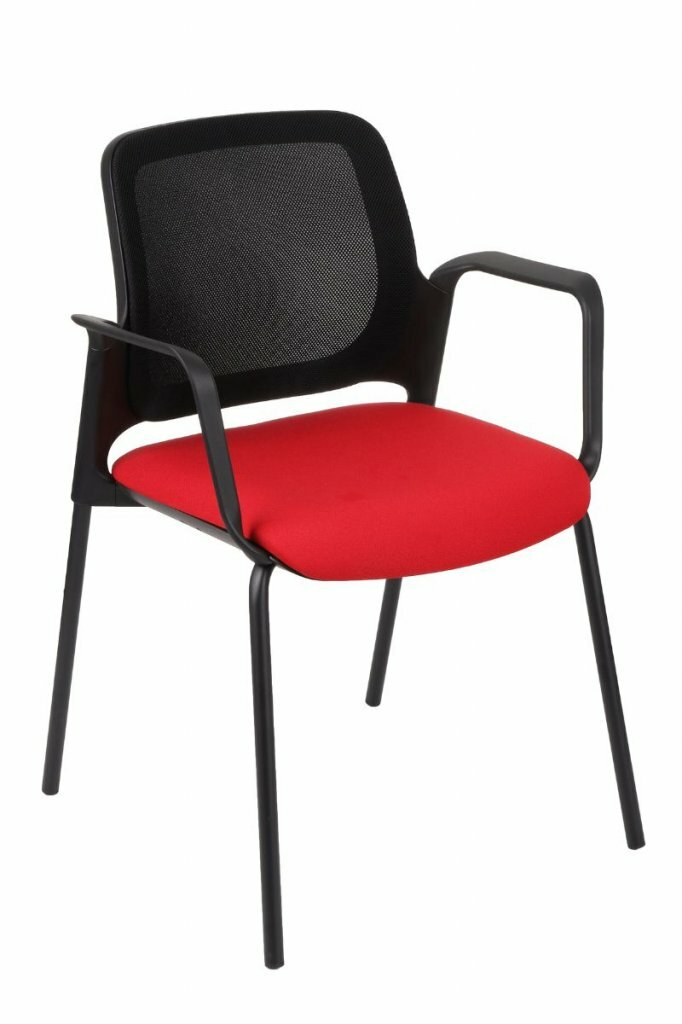 Krzesło konferencyjne Aspen 4L BS Arm black/chrome