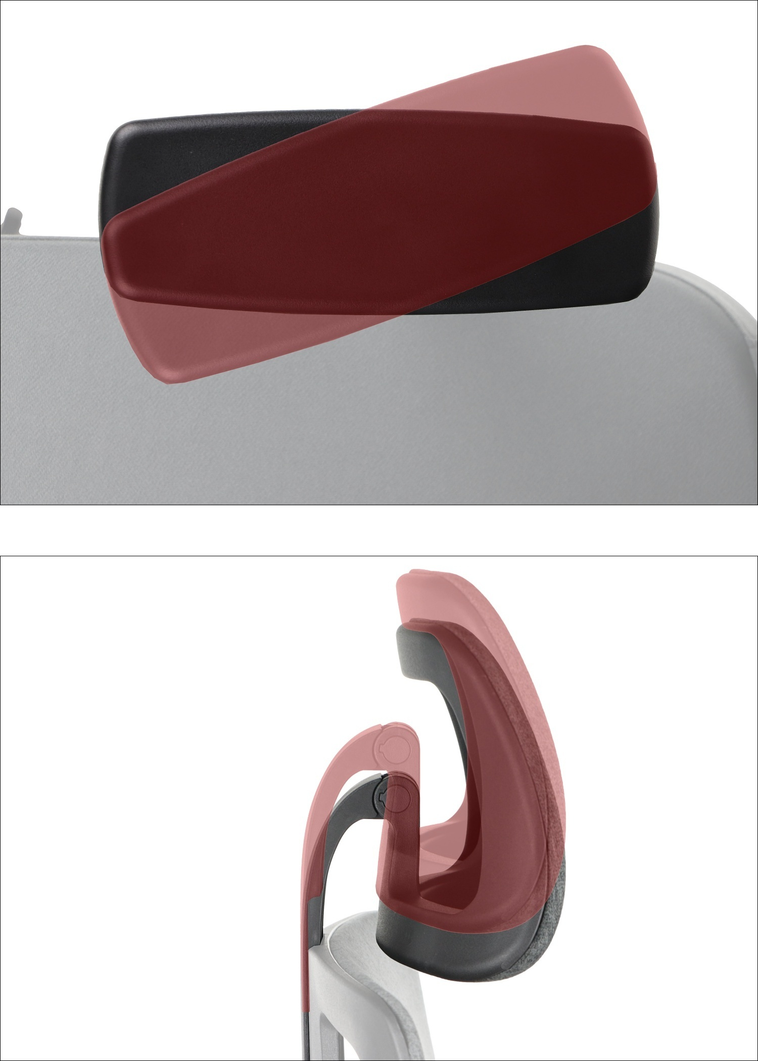 AKCENT PU Fotel biurowy obrotowy/czarny podstawa chromowana