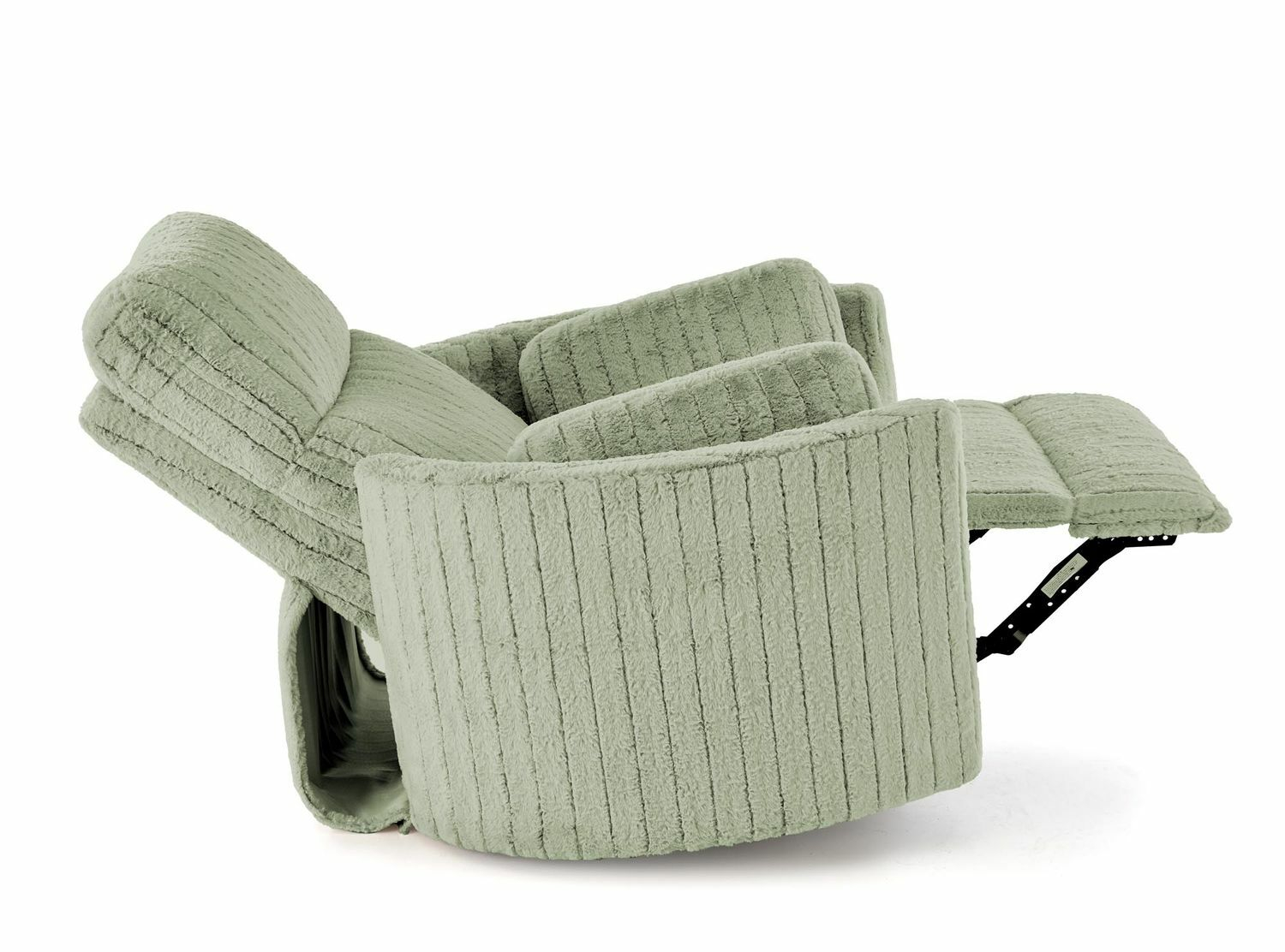 PEGAS fotel wypoczynkowy z Elektrycznym Rozkładaniem, Funkcją Obrotu i Kołyski, kolor miętowy