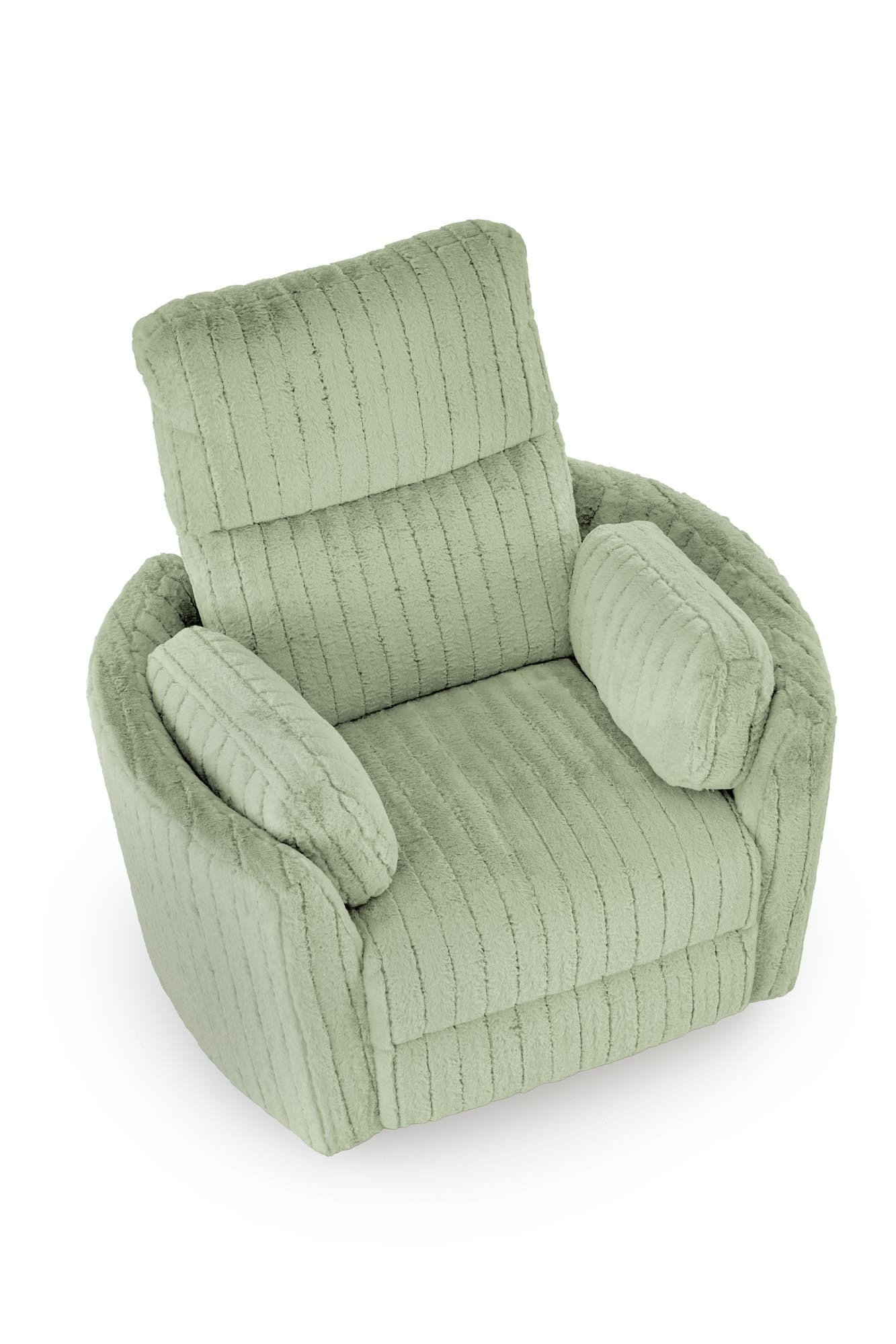 PEGAS fotel wypoczynkowy z Elektrycznym Rozkładaniem, Funkcją Obrotu i Kołyski, kolor miętowy