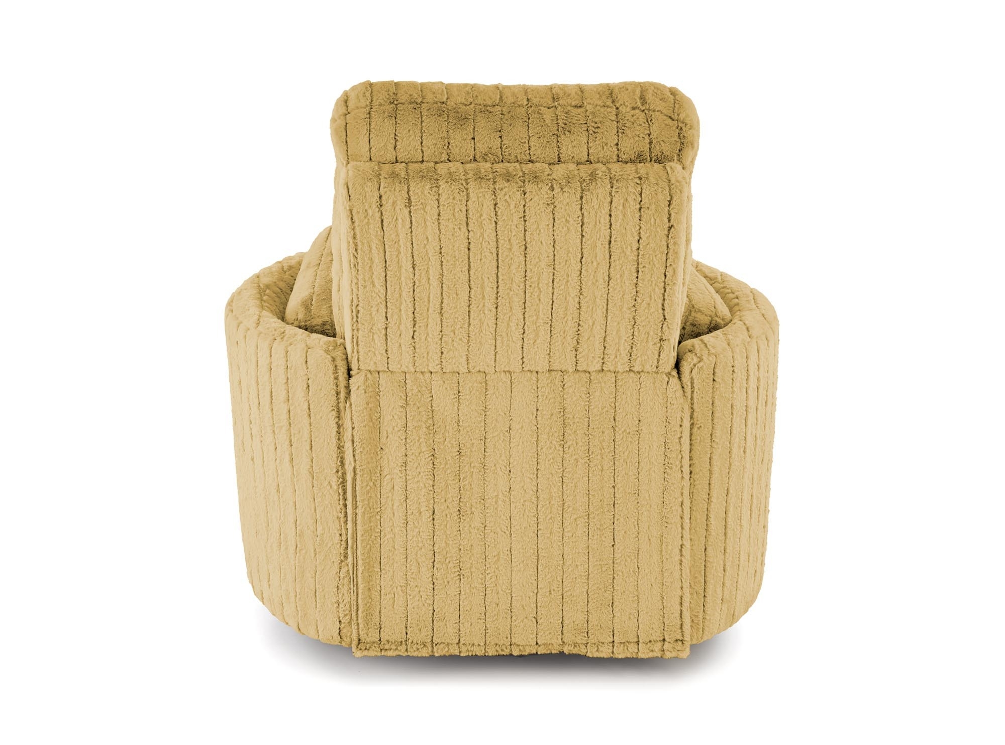 PEGAS fotel wypoczynkowy z Elektrycznym Rozkładaniem, Funkcją Obrotu i Kołyski, musztardowy