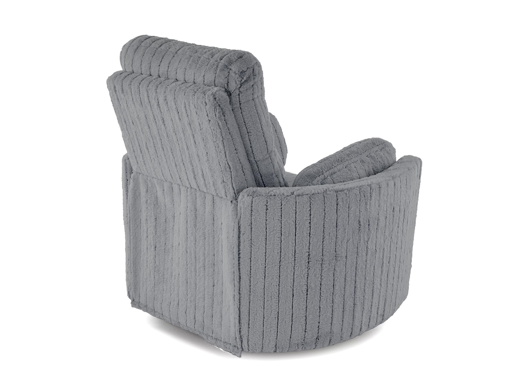 PEGAS fotel wypoczynkowy z Elektrycznym Rozkładaniem, Funkcją Obrotu i Kołyski, popielaty