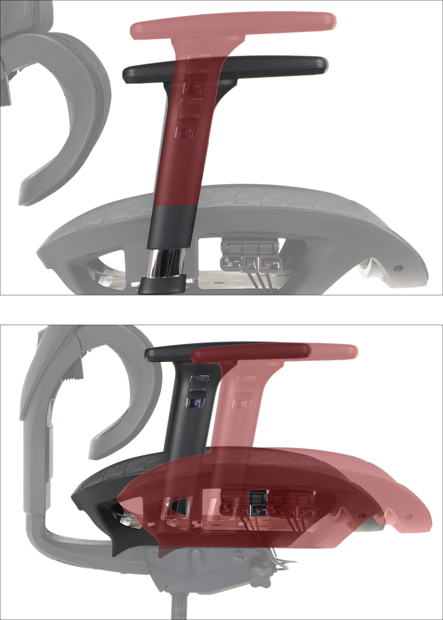Fotel biurowy obrotowy ErgoNew S1A(2) siedzisko siatkowe
