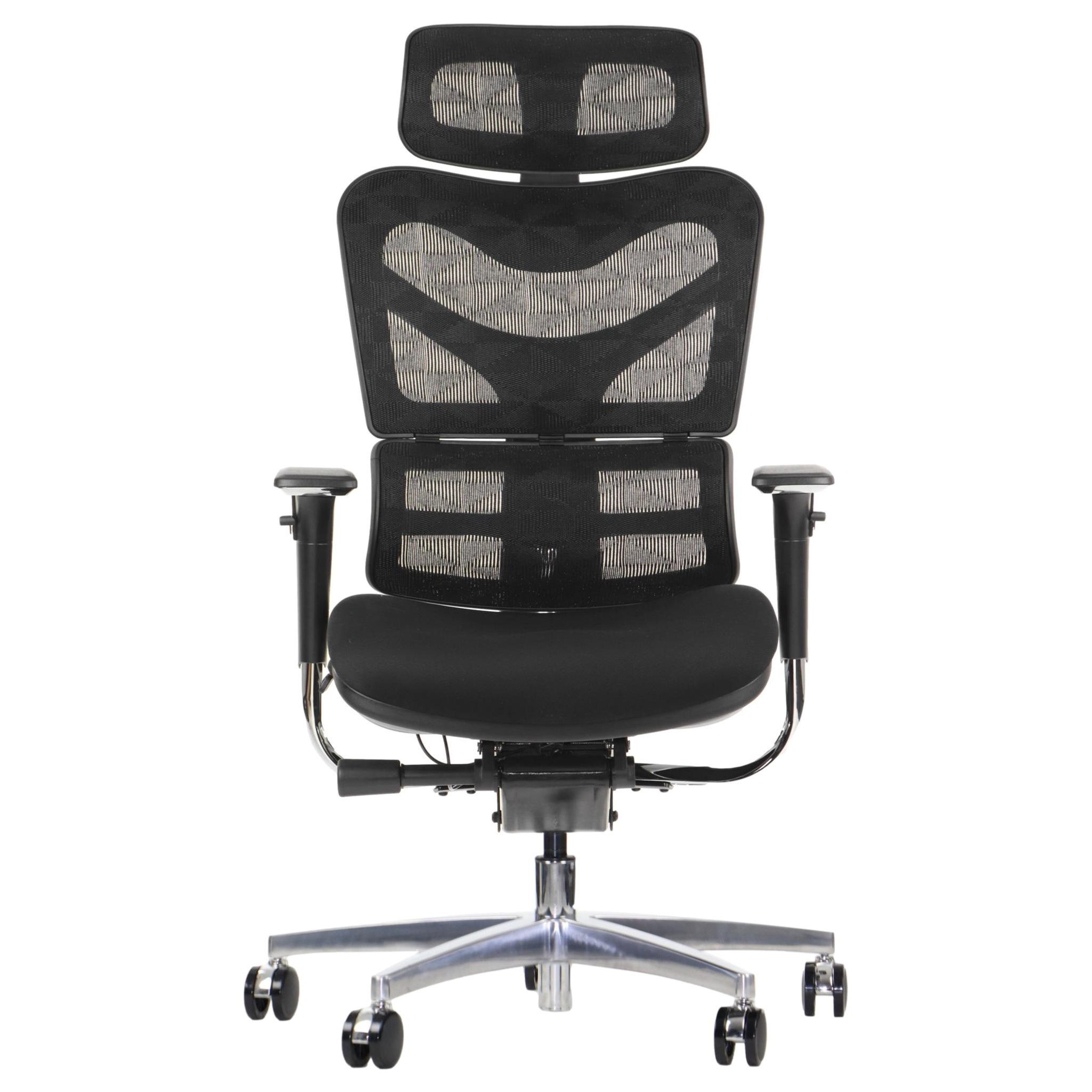 Fotel biurowy obrotowy ErgoNew S7(2) siedzisko tkaninowe