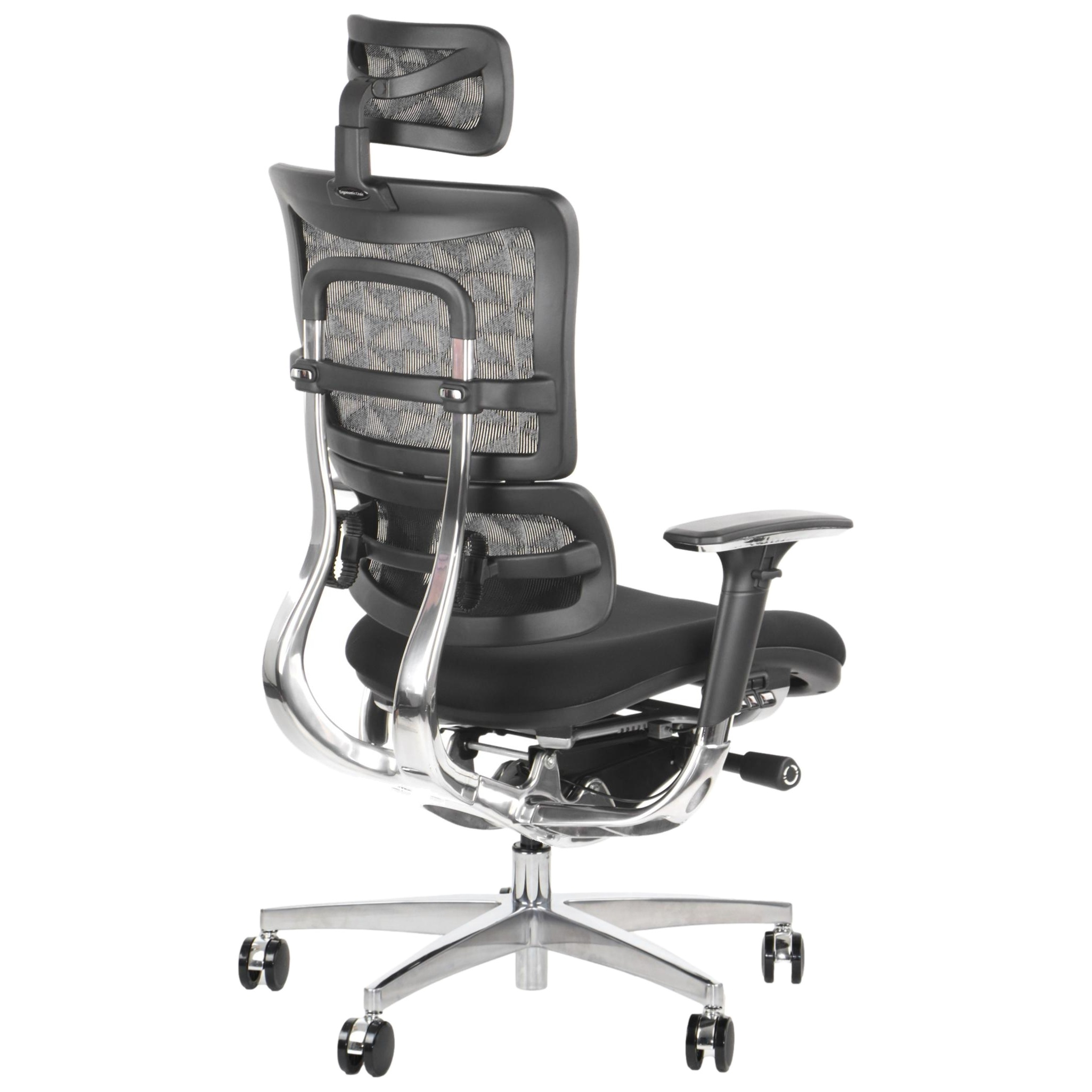 Fotel biurowy obrotowy ErgoNew S8(2) siedzisko tkaninowe