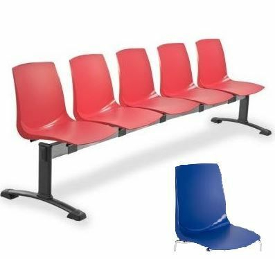 Ławka ARI 5 osobowa - niebieska