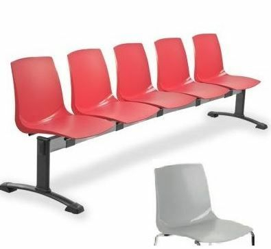 Ławka ARI 5 osobowa - szara