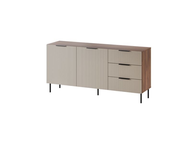 ALMERA komoda TYP 1 orzech warmia/ kaszmir ( 1 szt. = 2 p. )