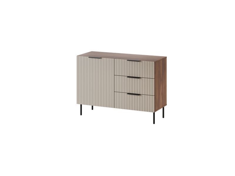 ALMERA komoda TYP 2 orzech warmia/ kaszmir ( 1 szt. = 2 p. )