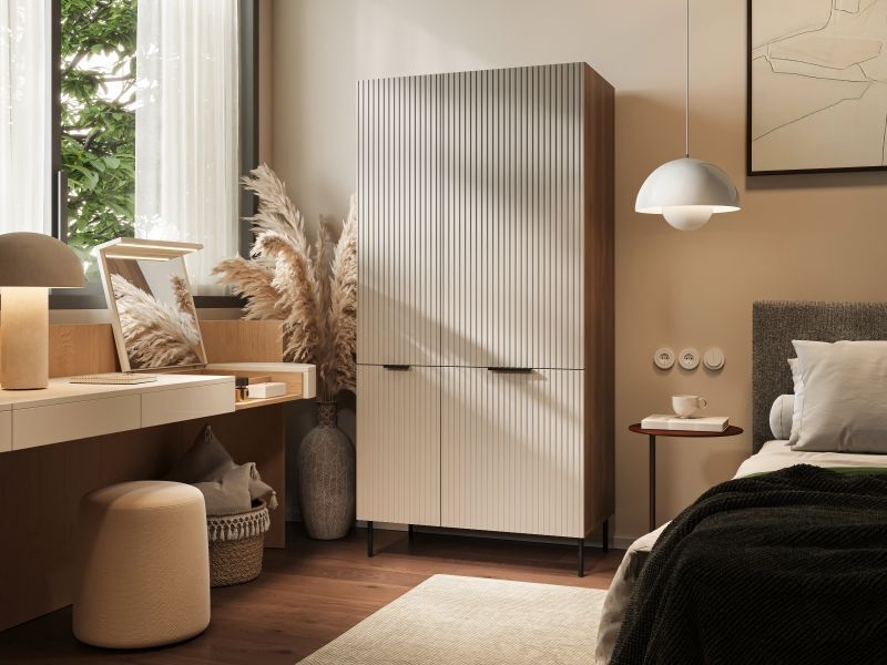 ALMERA szafa TYP 5 orzech warmia/ kaszmir ( 1 szt. = 2 p. )