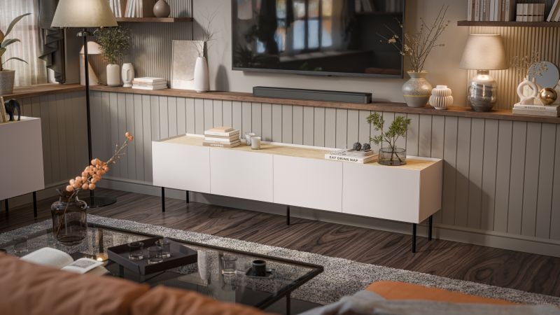 FELLINI szafka RTV 200 kaszmir/kaszmir ( 1 szt.=2 p. )