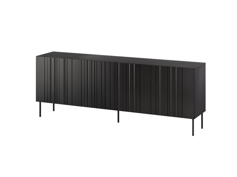 ISLA komoda 200 czarny mat ( 1 szt.=2 p. )