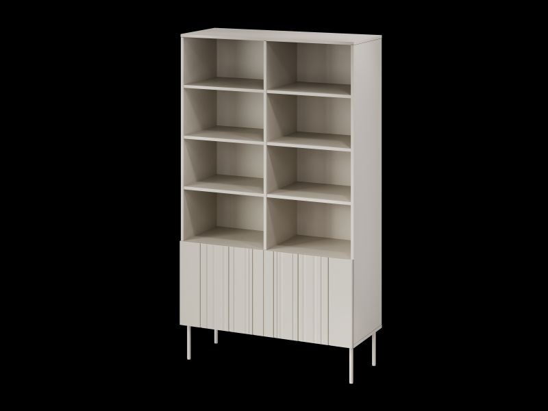 ISLA regał 100 beż mat ( 1 szt.=2 p. )