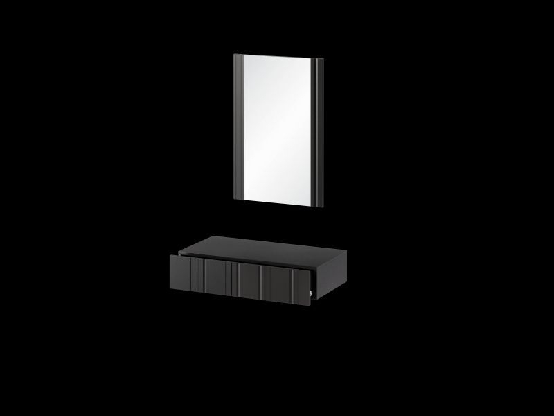 ISLA toaletka czarny mat ( 1 szt.=1 p. )