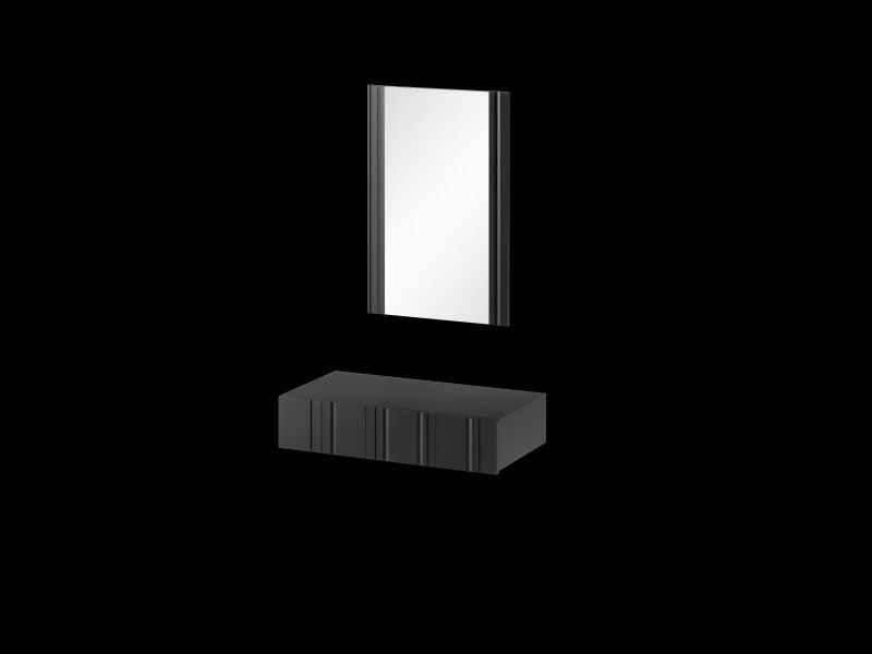 ISLA toaletka czarny mat ( 1 szt.=1 p. )