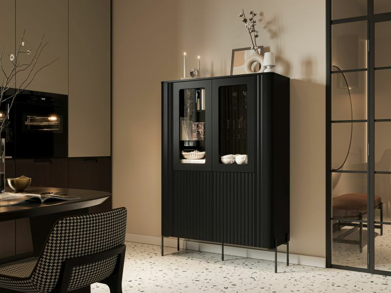 VERA witryna 110 czarny ( 1 szt.=2 p. )