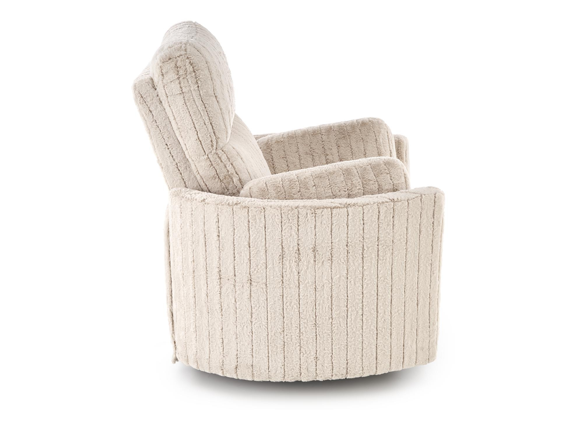 PEGAS fotel wypoczynkowy z Elektrycznym Rozkładaniem, Funkcją Obrotu i Kołyski, beżowy