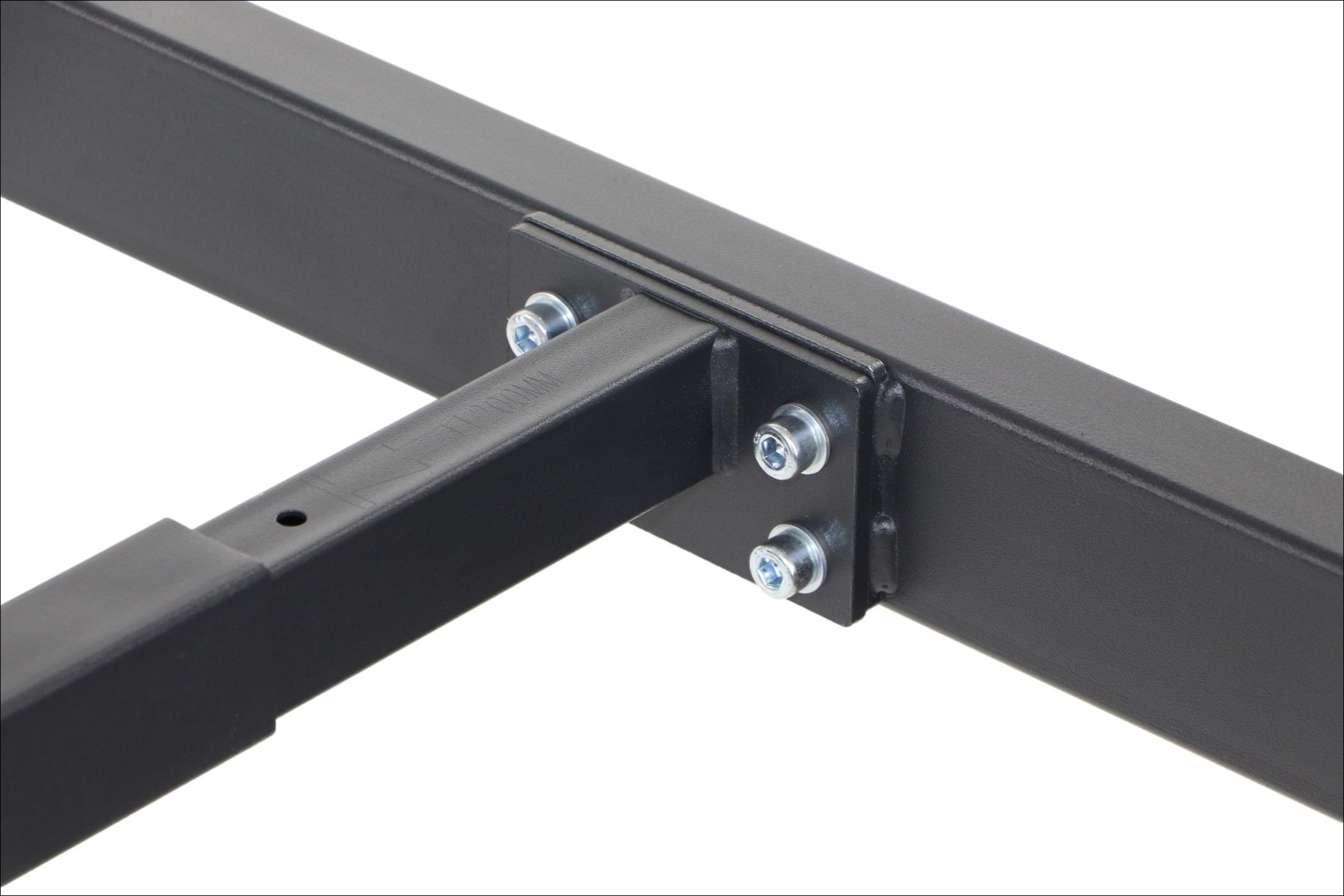 Stelaż metalowy do stołu/biurka NY-132A/70 z regulacją długości belki 119 - 179 x szer.69,6 x wys. 72,5 kolor czarny