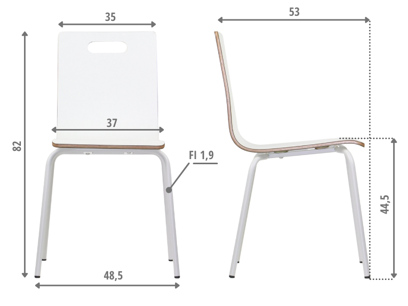 WERDI A biały/biały