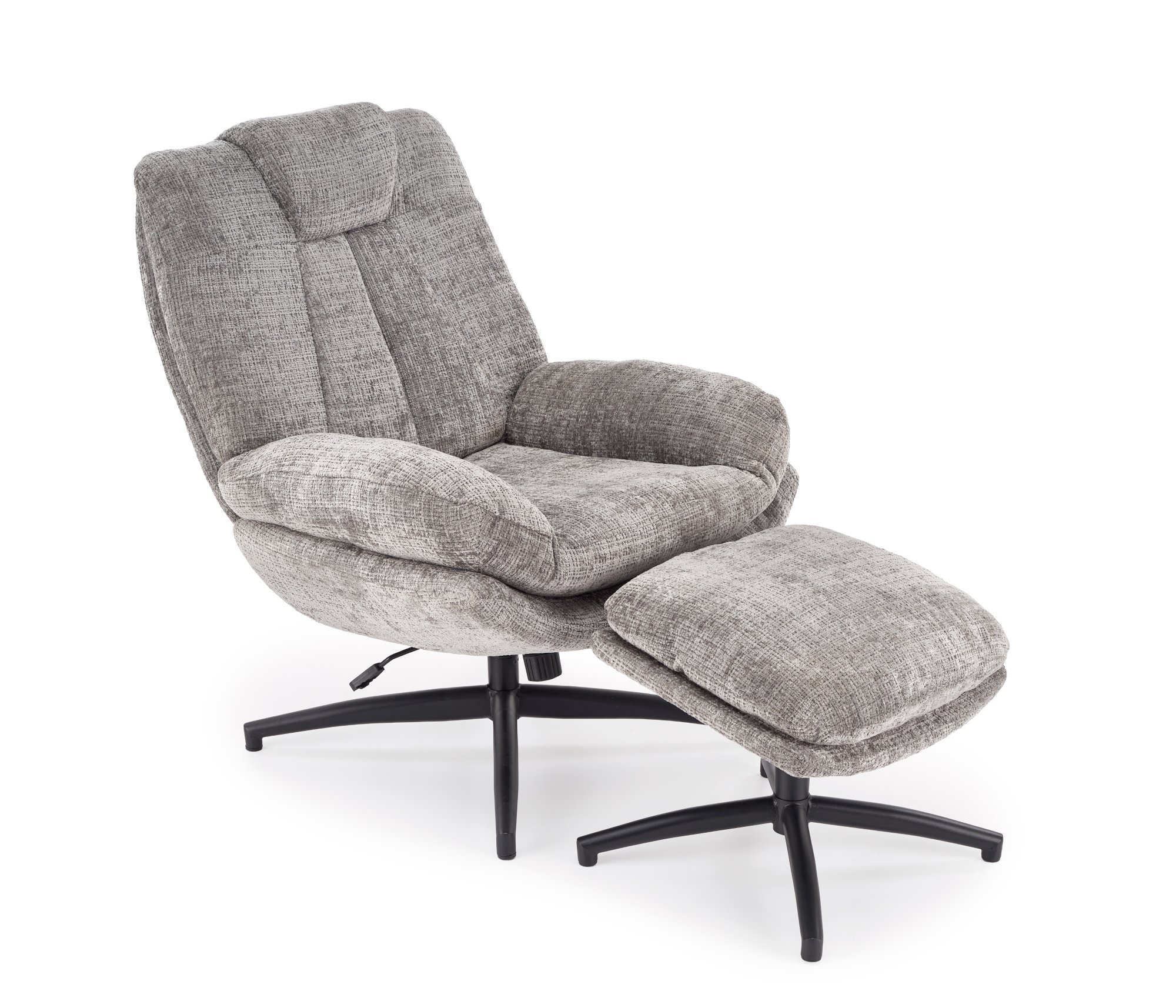 DECLAN fotel wypoczynkowy, popielaty (1p=1szt)